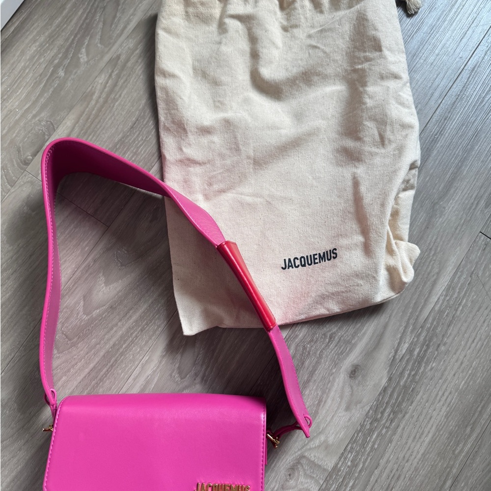 Jacquemus Vibrant Pink Crossbody Bag - Picture 2 of 4